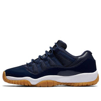 (GS) حذاء Air Jordan 11 Retro Low 'Navy Gum' 528896-405