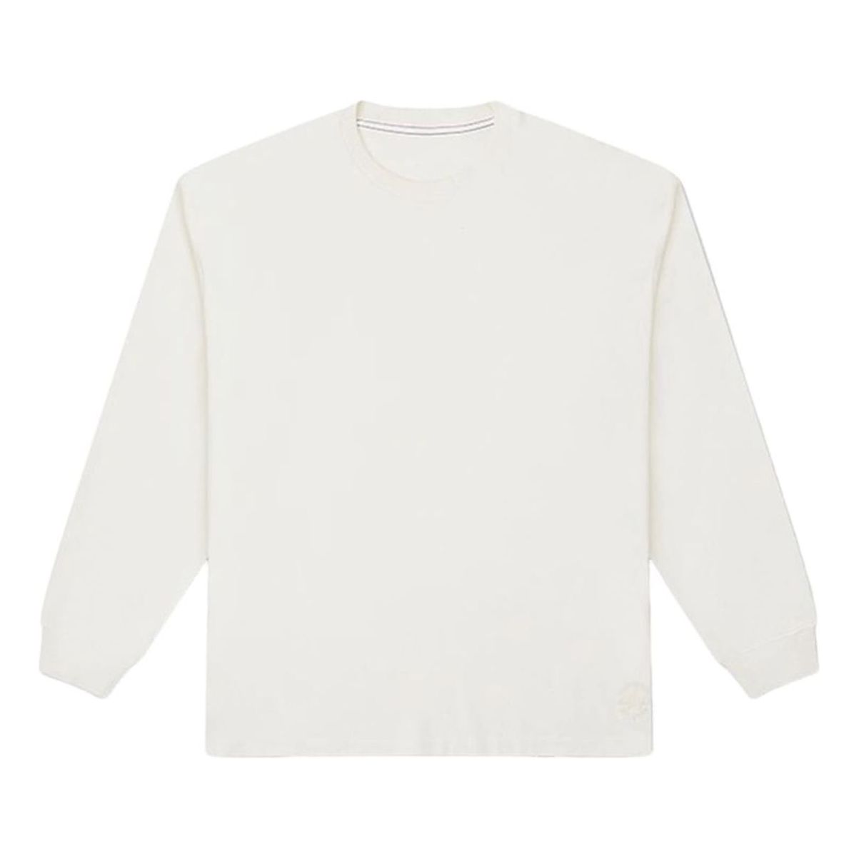 Converse Gold Standard Embroidered Logo Long Sleeves T-Shirt 'White' 10026898-A01