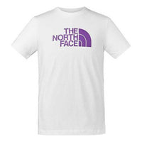 THE NORTH FACE Unisex Logo Printed Round-neck Tee White 3VRW-FN4