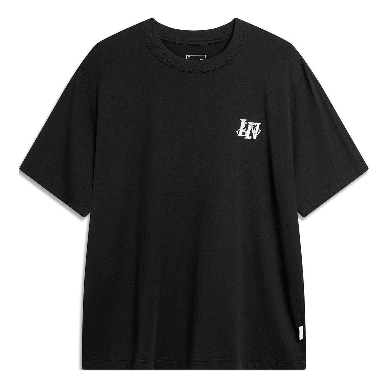 Li-Ning Floral Graphic T-shirt 'Black' AHSU319-3