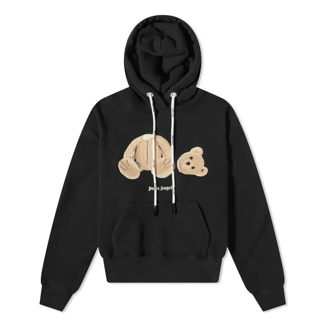 Palm Angels Kill The Bear Popover Hoodie 'Black' PMBB058F21FLE0071060