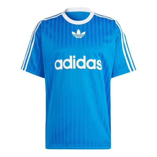 adidas Adicolor Tee Asia Sizing 'Blue White' IM9456