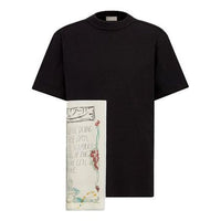 DIOR And Raymond Pettibon Embroidered Black 943J609G0554_C981