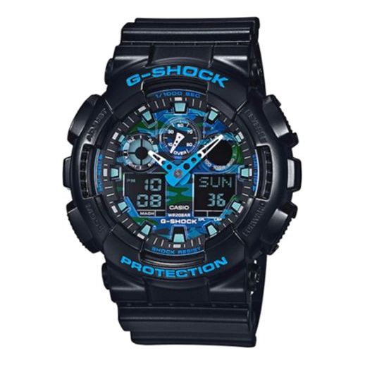 CASIO G-Shock Analog-Digital 'Black Blue' GA-100CB-1
