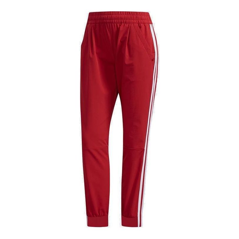 (WMNS) adidas Knit Sweatpants 'Red' EH3847