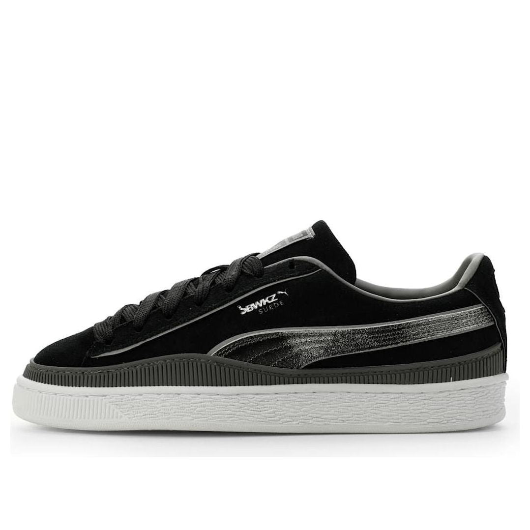 PUMA x Jabbawockeez Suede 'PUMA Black Flat Medium Gray PUMA Silver' 408747-01
