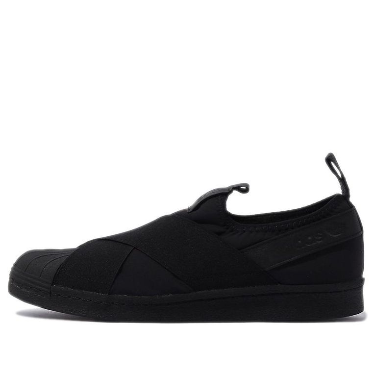 adidas originals Sst Slip-on Fleece 'Black' GX1367
