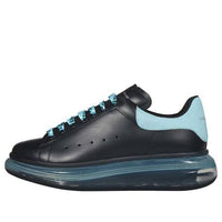 (WMNS) Alexander McQueen Oversized Sneakers 'Black Light Blue' 666893WHXMA1136