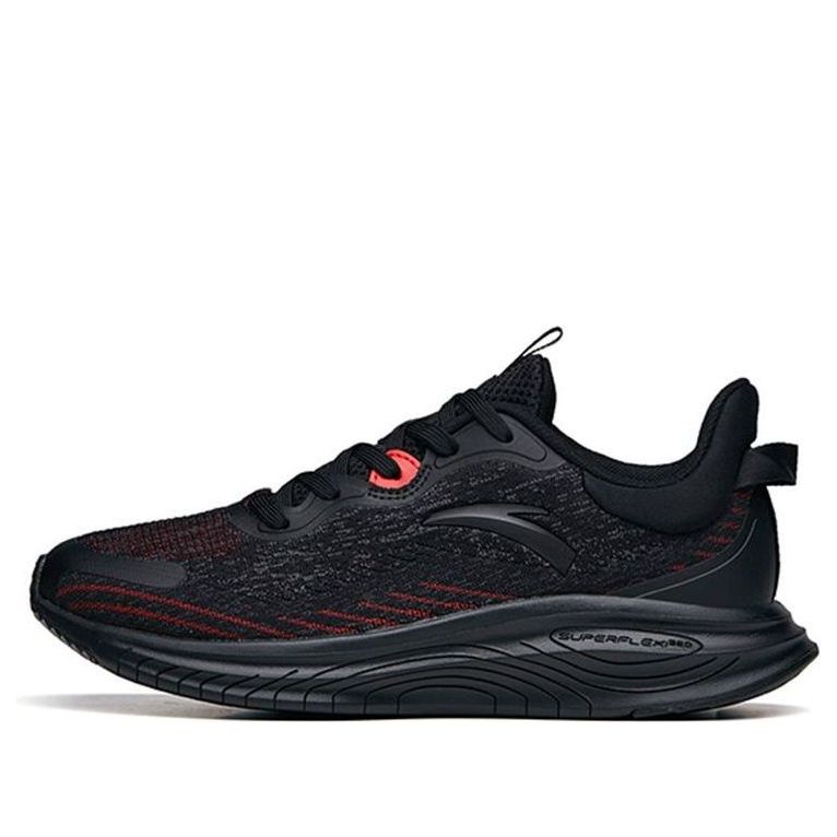 ANTA Running Series Sneakers 'Black Red' 112135558S-4