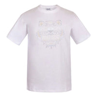 KENZO SS21 Printing Loose Round Neck Short Sleeve White FB52TS9724YG-01B