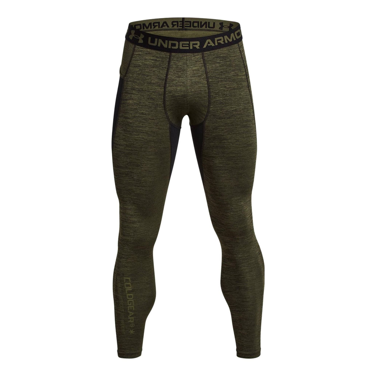 Under Armour ColdGear Twist Leggings 'Green' 1379821-390