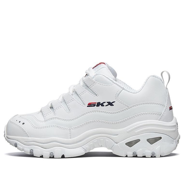 (WMNS) Skechers Energy GS White/Blue/Red 13423-WML