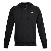 Men's Under Armour Casual Sports hooded Long Sleeves Jacket Black 1357106-001