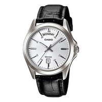 CASIO Waterproof Unisex Mens Silver Analog MTP-1370L-7A