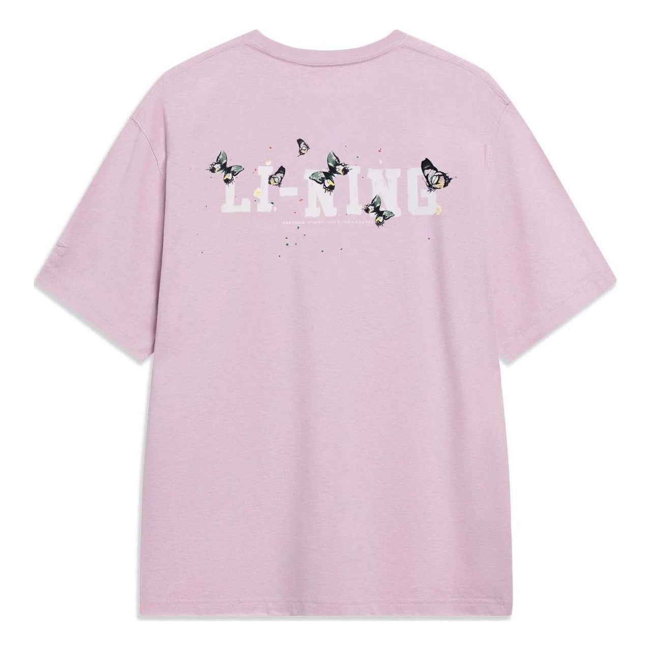 Li-Ning Butterfly Graphic T-shirt 'Pink' AHST205-5