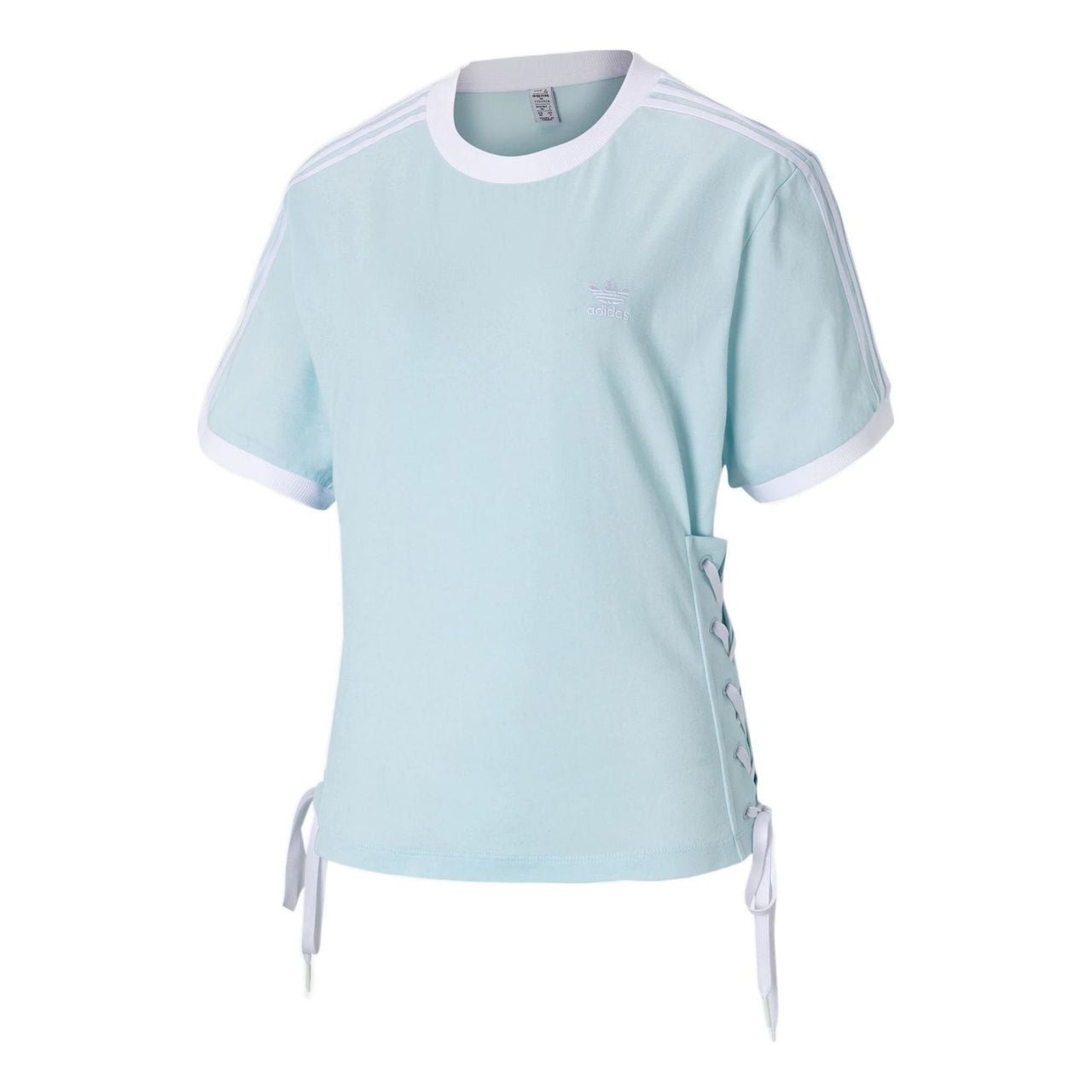 (WMNS) adidas Always Original Laced T-Shirt 'Blue White' HK5063