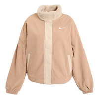 (WMNS) Nike Woven Fleece-Lined Jacket 'Hemp Sanddrift' DQ6847-200