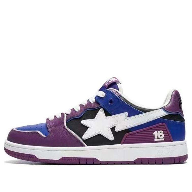 A BATHING APE Sk8 Sta 'Purple Blue' 1I22-191-003-PURPLE