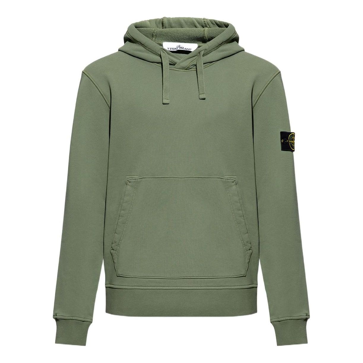 STONE ISLAND Compass Motif Detail Hoodie 'Sage' 101564151-V0055