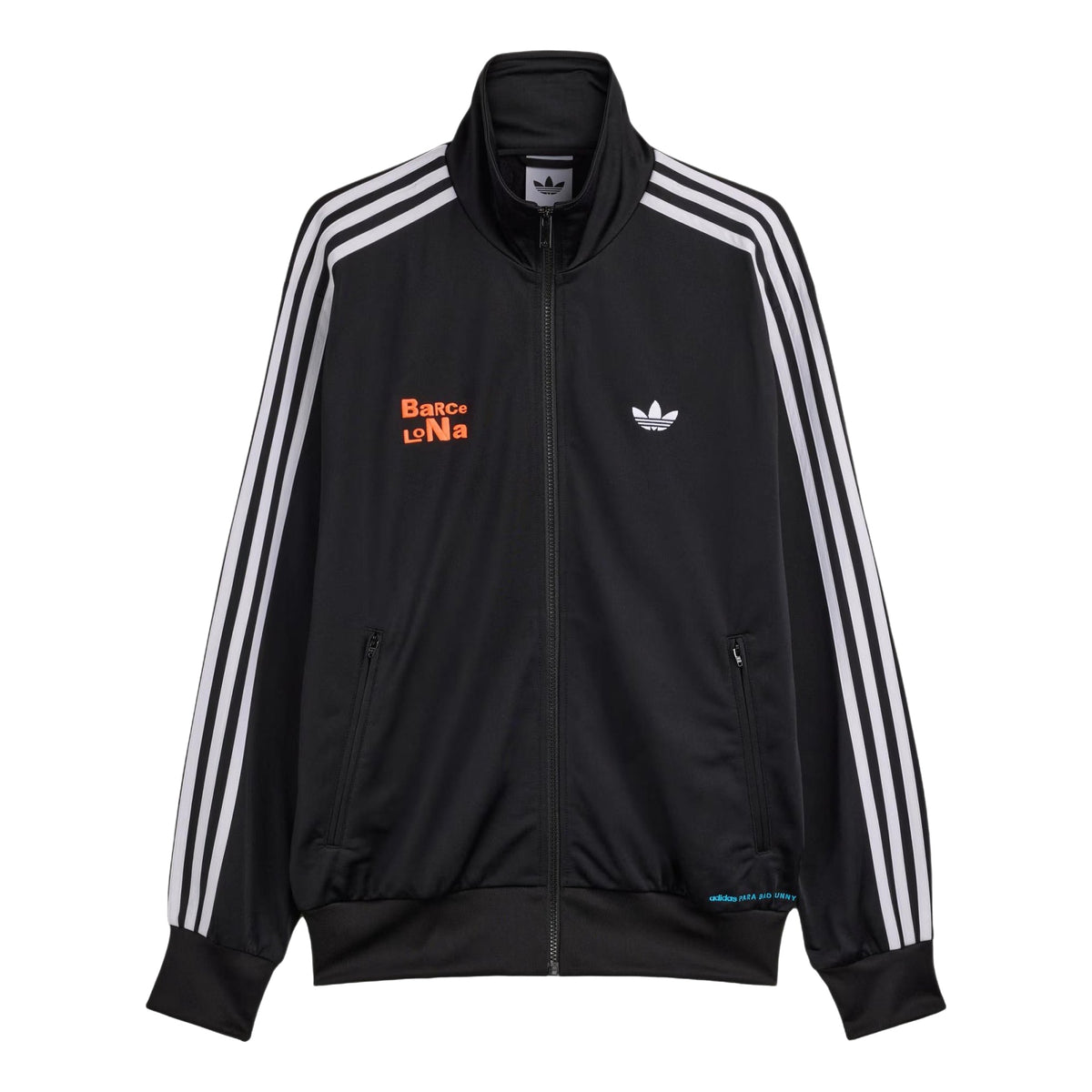 adidas x Bad Bunny DTmF Tour Merch Barcelona Firebird Track Jacket 'Black' LG9053