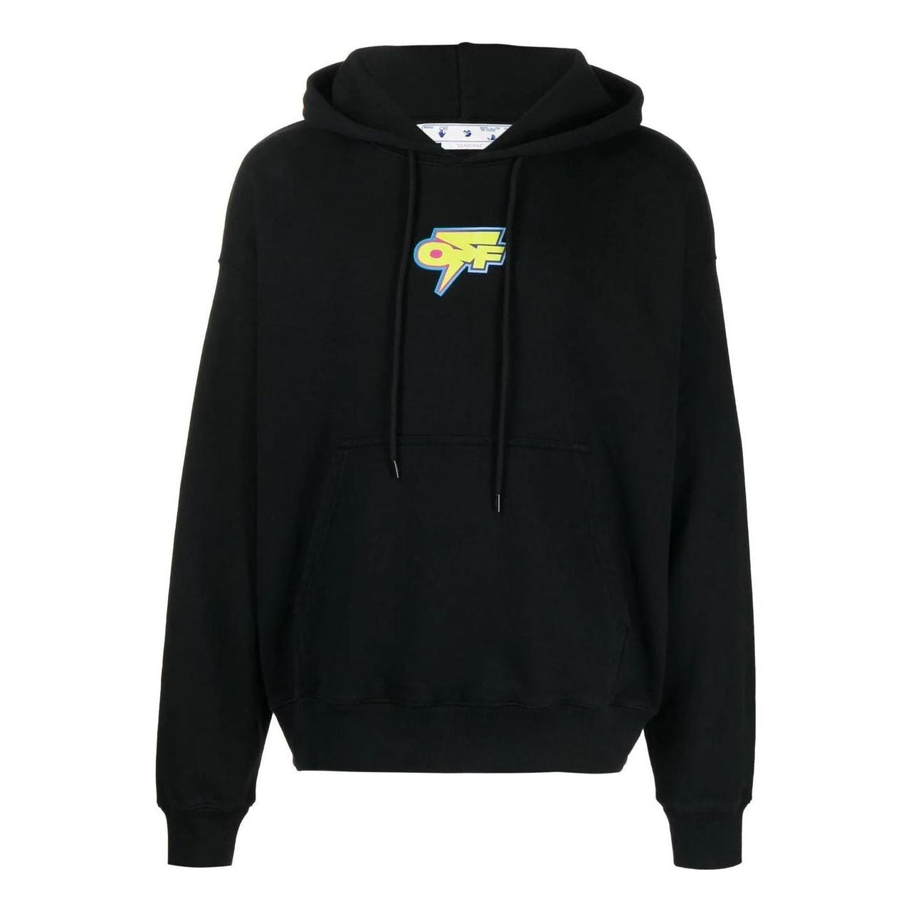 Off-White Thunder Print Skate Hoodie OMBB085F22FLE0044107