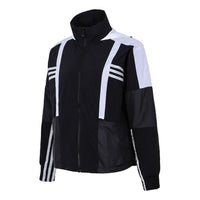 (WMNS) adidas Sports Running Training Wear-Resistant Casual Hooded Jacket Black H09730