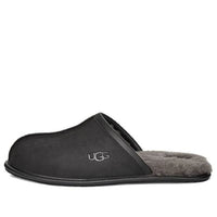 UGG Scuff Leather Slipper 'Black' 1108192-BLK