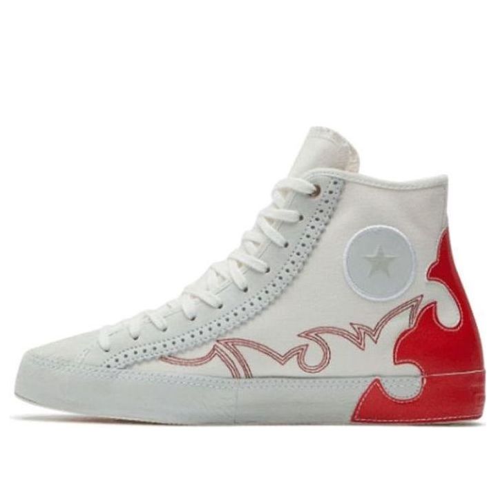 (WMNS) Converse Chuck Taylor All Star Sasha High Top Canvas Le Egret Red 565003C