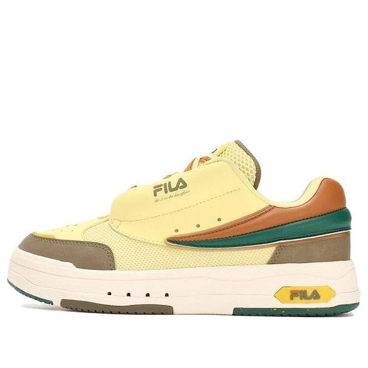 (WMNS) FILA MIX Casual Skate Shoes 'Yellow Orange Green' F12W324203F-CC
