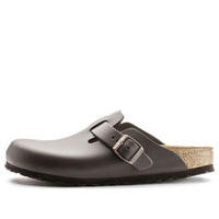 Birkenstock Boston Leather 'Dark Brown' 0060101