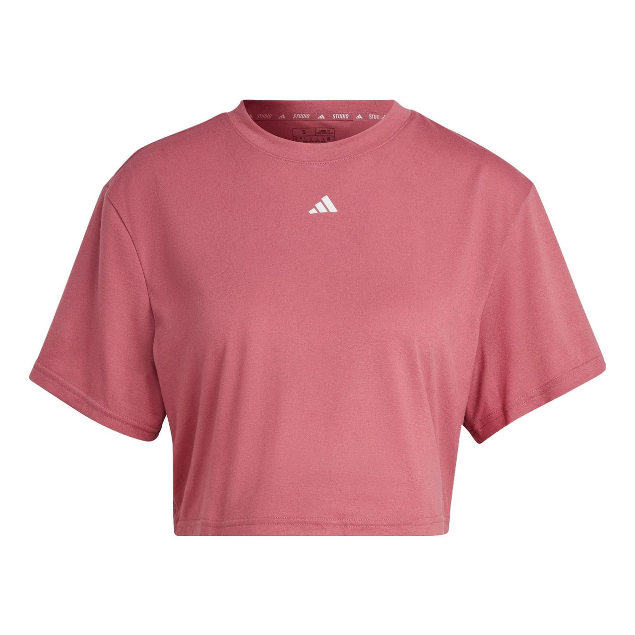 (WMNS) adidas Studio Tee 'Pink' IB8563