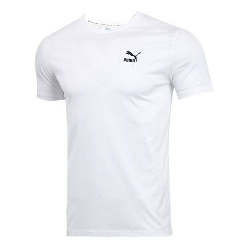 PUMA Graphic Tee Streetwear Short Sleeve TEE White 584131-52