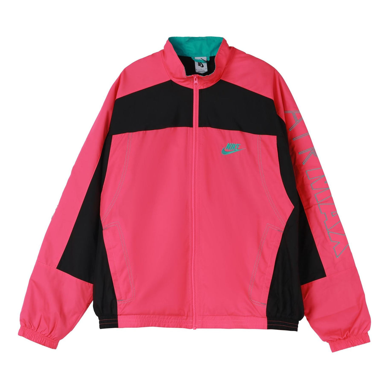 Nike x Atmos NRG Vintage Patchwork Track Jacket 'Black Hyper Jade' CD6132-639