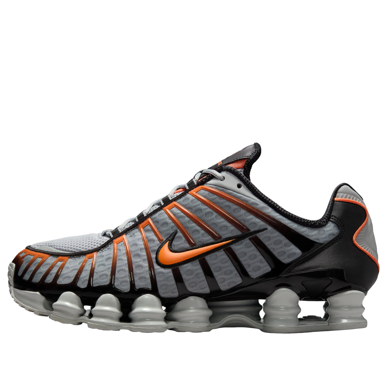 Nike Shox TL 'Light Smoke Grey Black Bright Mandarin' AV3595-011