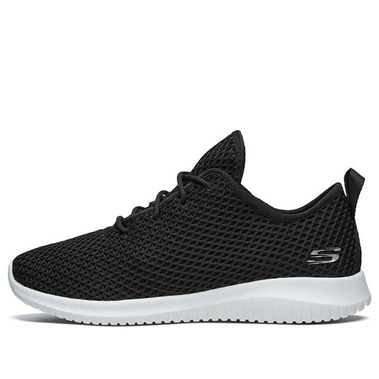 (WMNS) Skechers Ultra Flex Low-Top Running Shoes Black 66666183-BLK