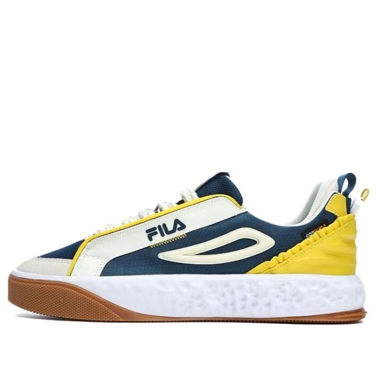 FILA CORE VIVA Fashion Icona Skate Shoes 'White Blue Yellow' F12M323201FBA