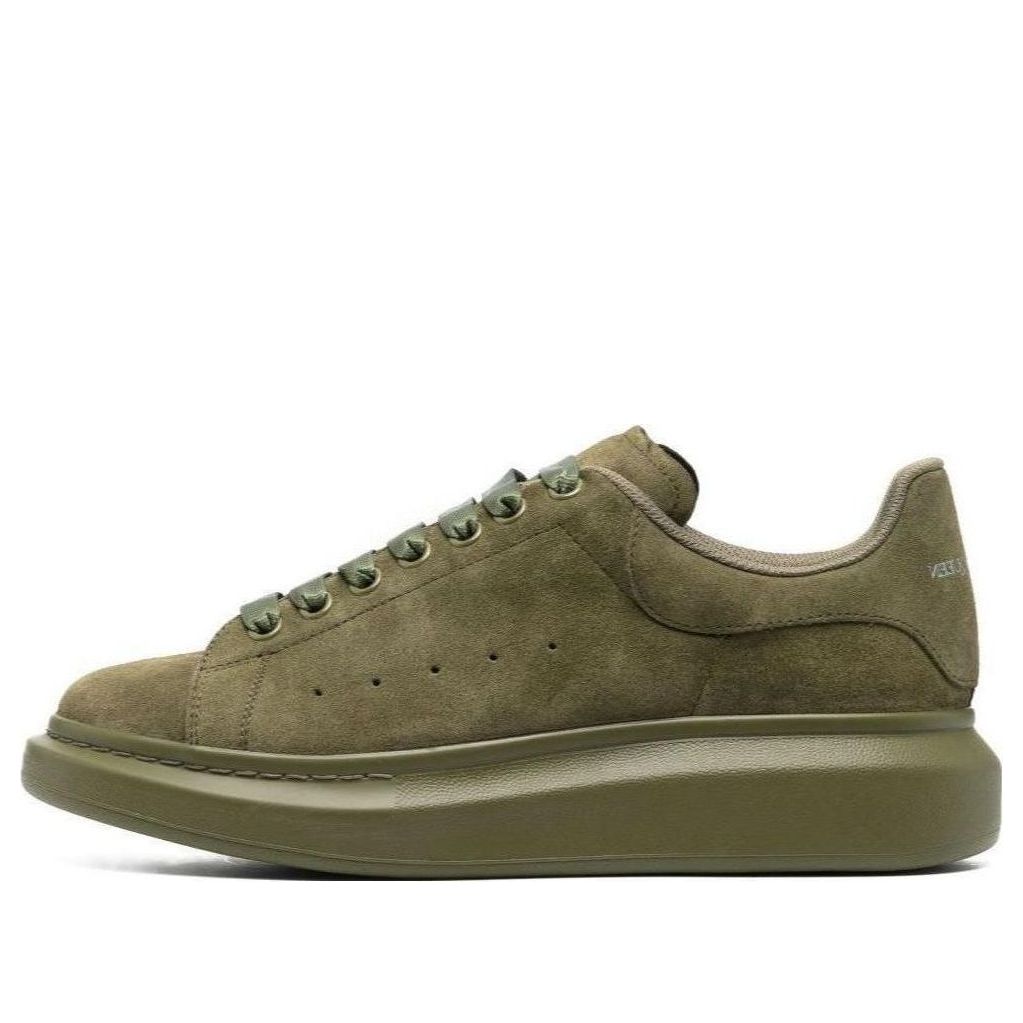 Alexander McQueen Oversized Sneaker 'Moss Green Suede' 688520WIA5L3329