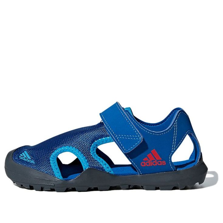 (GS) adidas Captain Toey K Outdoor Minimalistic Casual Sports Sandals Blue BC0703