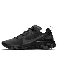 حذاء Nike React Element 55 "Triple Black" BQ6166-008