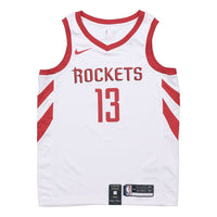 Nike NBA James Harden Association Edition Swingman Jersey SW 13 White 864419-100