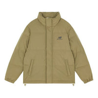 New Balance Logo Winter Down Jacket 'Olive Green' AMJ13337-OV