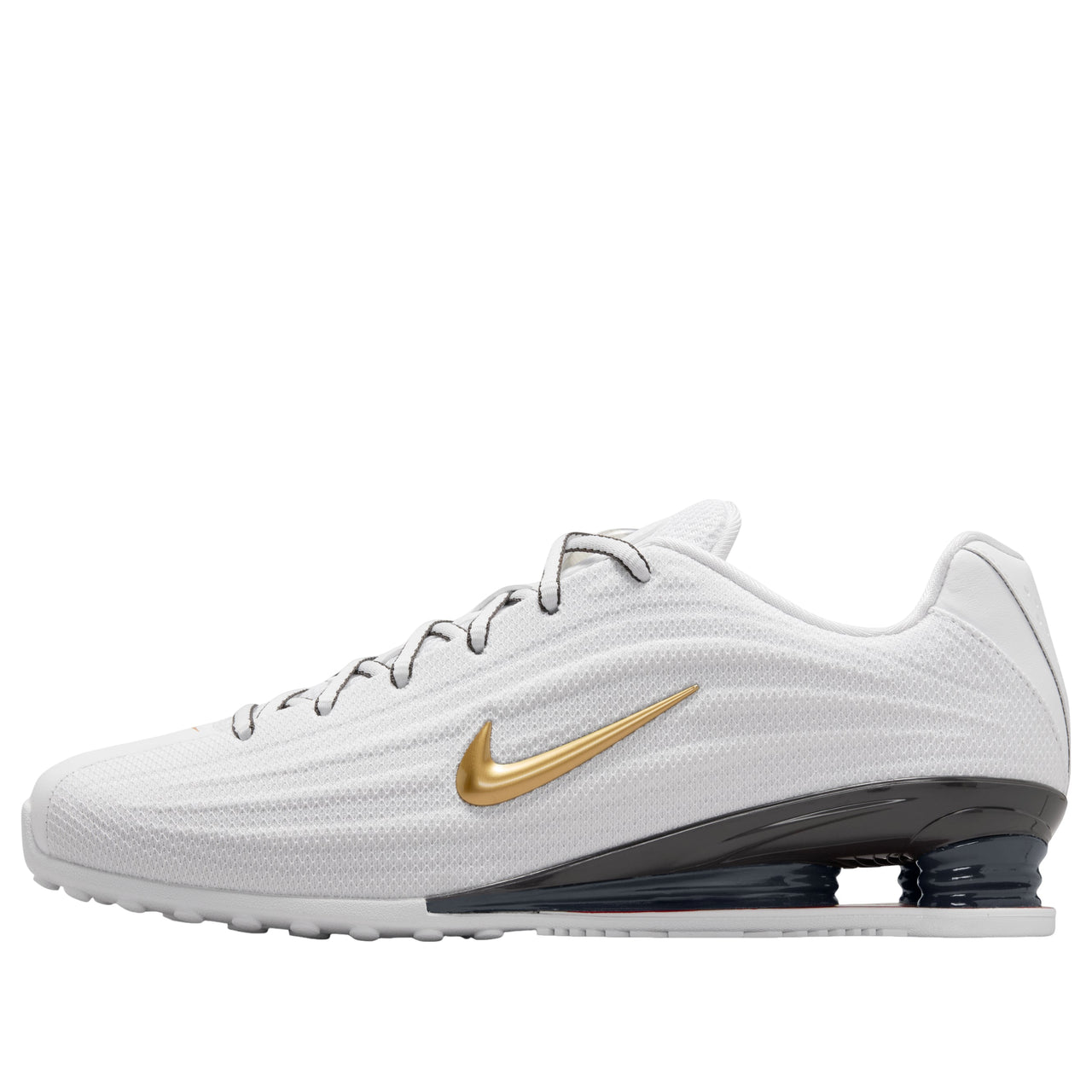 (WMNS) Nike Shox Z 'White Metallic Gold' HQ7540-100
