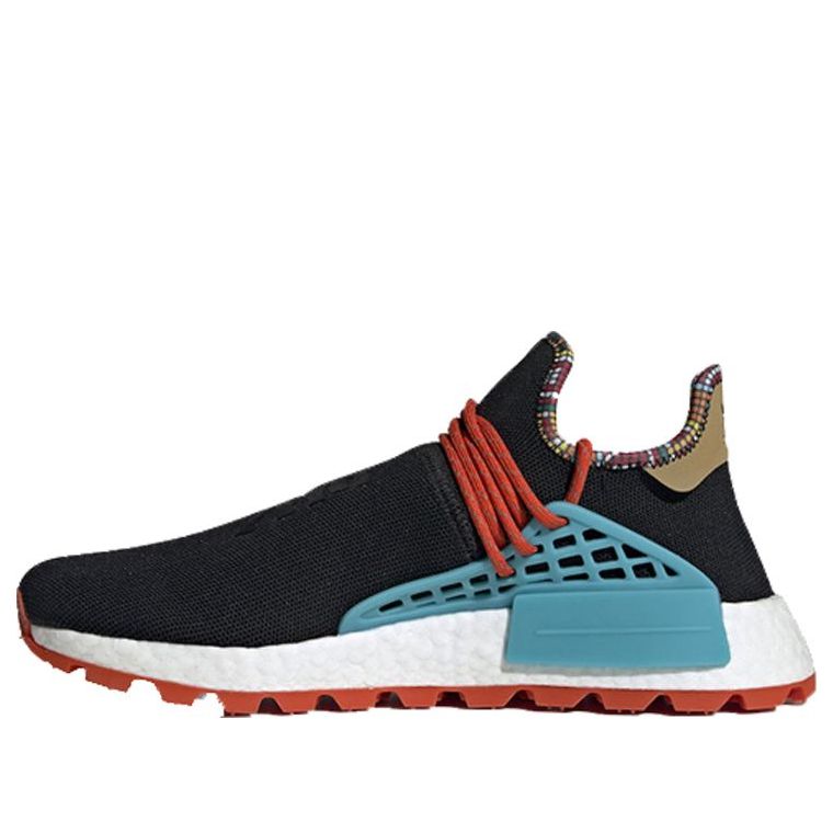 adidas x Pharrell NMD Hu Inspiration Pack 'Black Clear Blue College Orange' EE7582