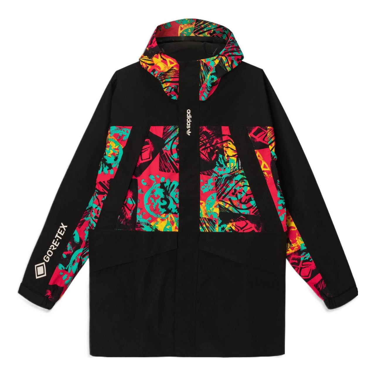 adidas originals Adventure GORE-TEX Hiking Jacket 'Black Multicolor' GN2356
