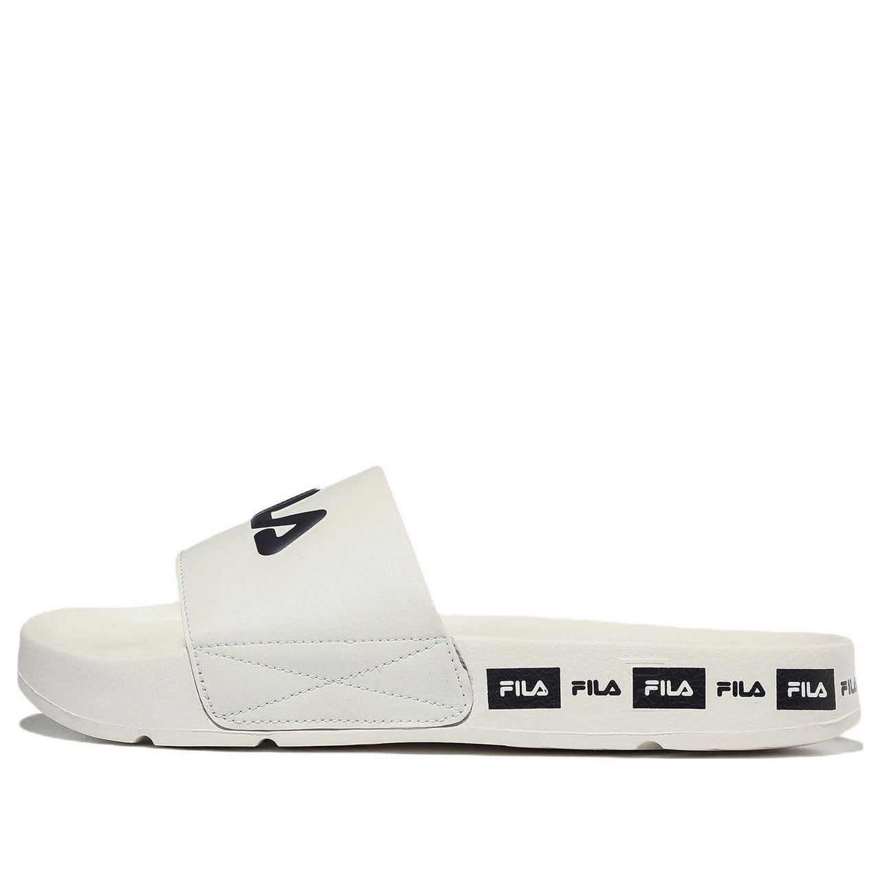 FILA Sports Slippers Unisex White Black Korean Version 'White Black' 1SM01591E_920