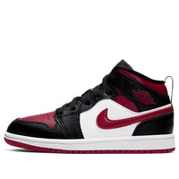 (PS) حذاء Air Jordan 1 Mid 'Bred Toe' 640734-066