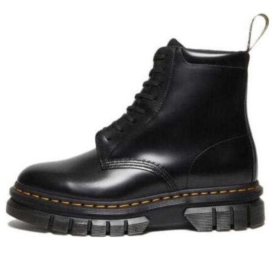 Dr. Martens Rikard Smooth Leather Platform Lace Up Boots 'Black' 27833001