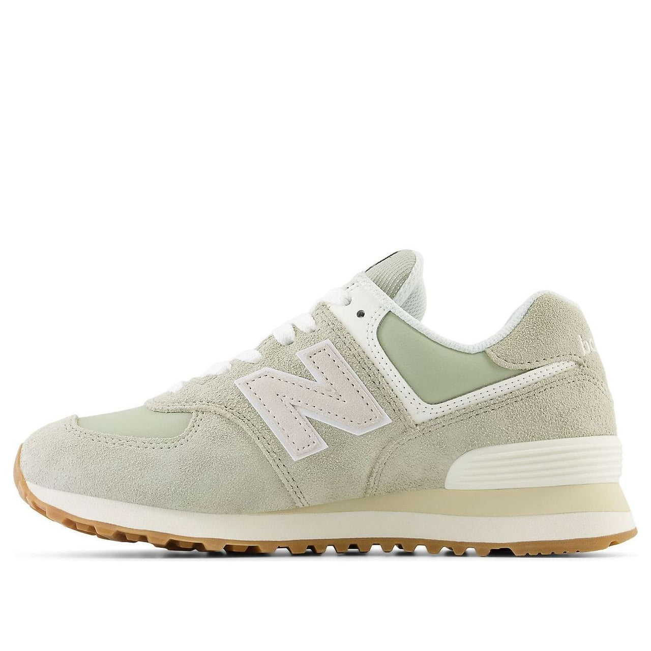 (WMNS) New Balance 574 Lifestyle Sneakers 'light Green' WL574QD2
