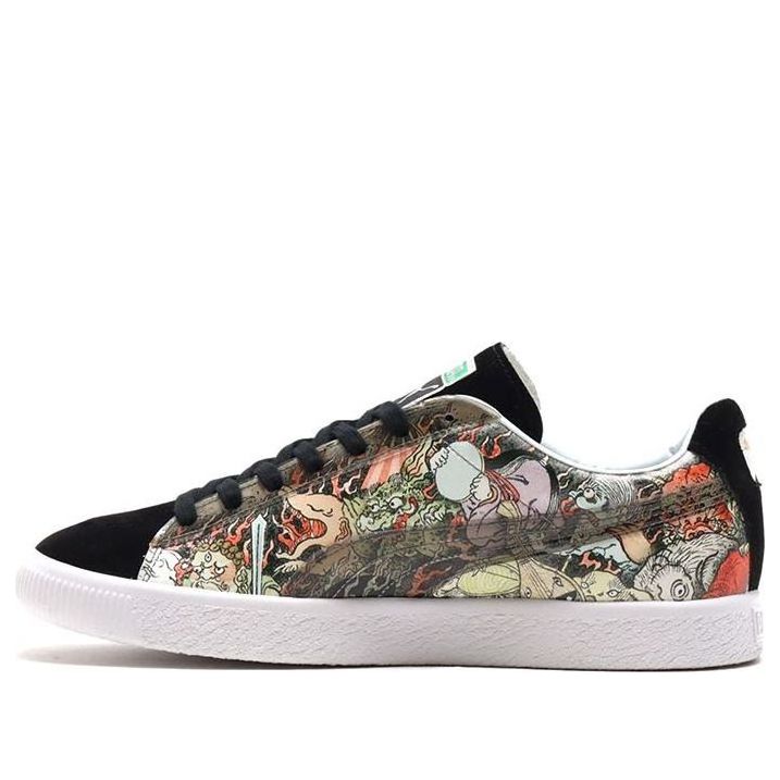 PUMA x atmos x Three Tides Tattoo Suede 'Black White' 381246-01