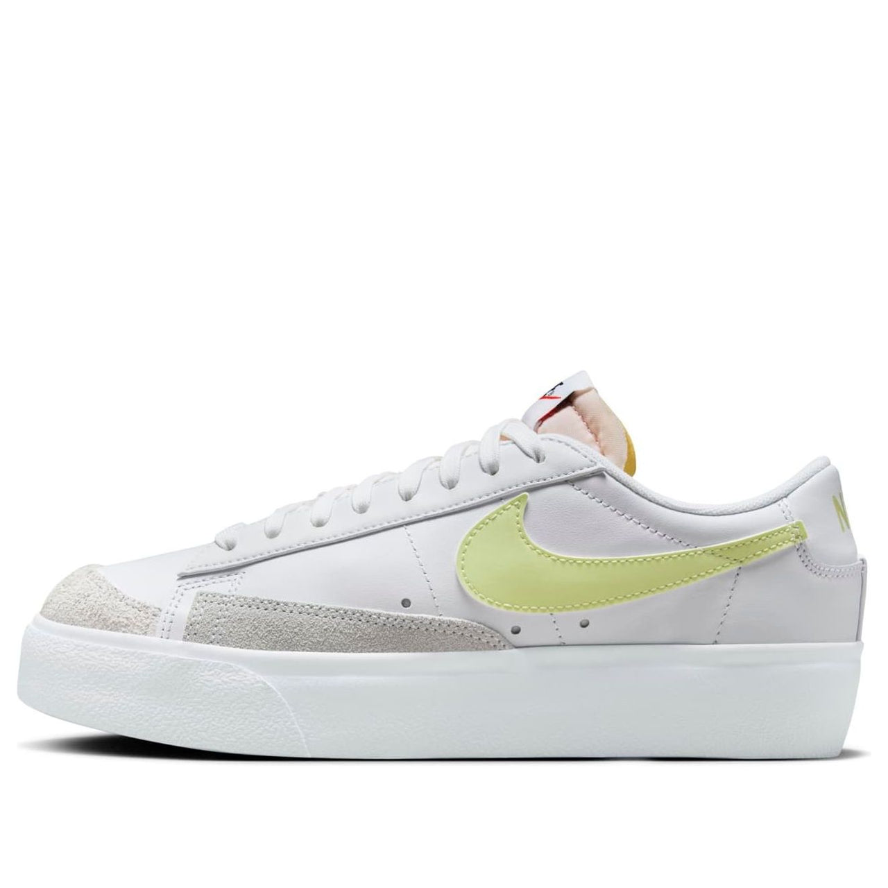 (WMNS) Nike Blazer Low Platform 'White Life Lime' DJ0292-115